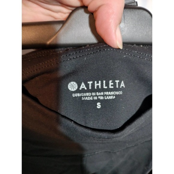 Athleta black athletic pants woman size small with side pockets - Picture 4 of 5